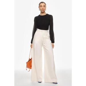 Roksanda x RTR Tie Puff Sleeve Top Size S with Fabric Pull